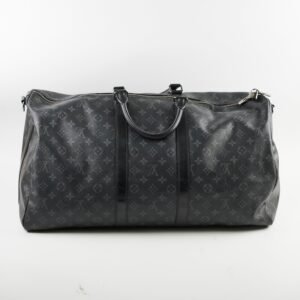 Louis Vuitton Keepall 55 Bandouliere Monogram Eclipse | AlmaBagz