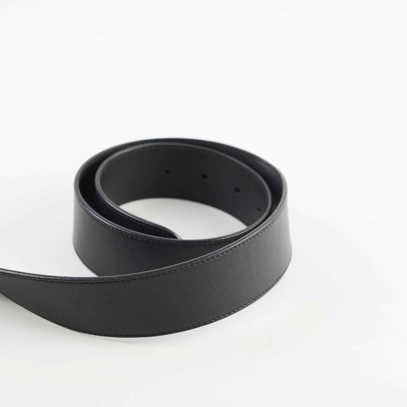 Gucci Marmont Black Belt Size 80 4cm Width | AlmaBagz