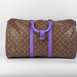 Louis Vuitton Keepall Bandouliere 50 Violet Fonce | AlmaBagz