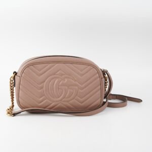 Gucci Marmont Small Shoulder Bag Dusty Pink | AlmaBagz