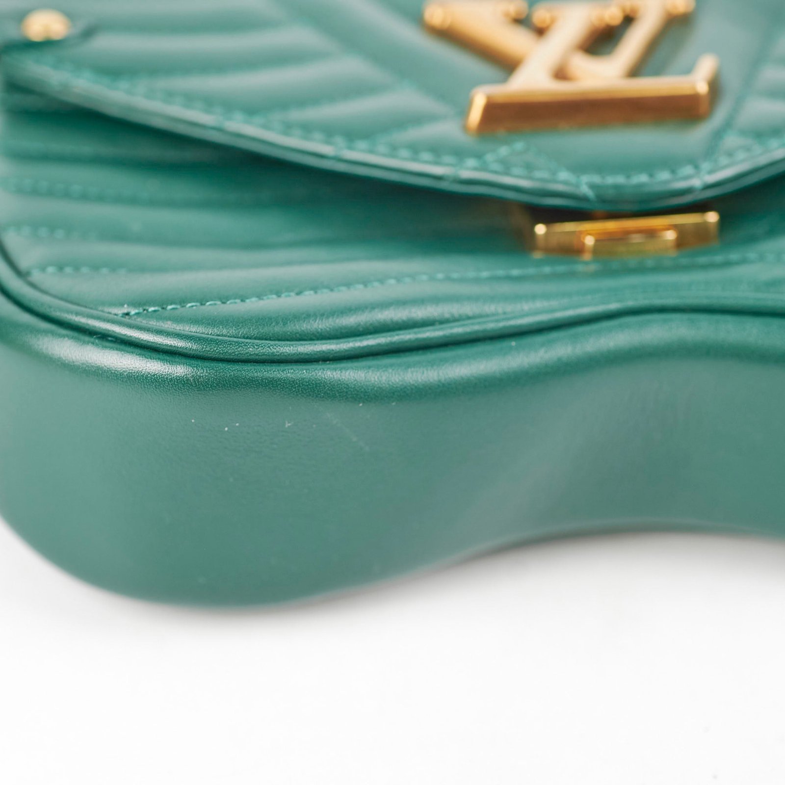 Louis Vuitton New Wave Small Bag Green | AlmaBagz - Image 11