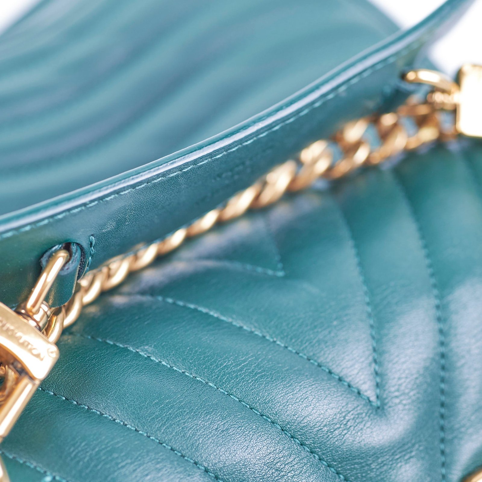 Louis Vuitton New Wave Small Bag Green | AlmaBagz - Image 7
