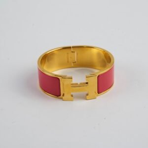 Hermes Clic Clac H Bracelet PM Pink | AlmaBagz