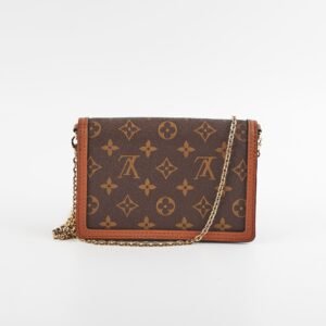 Louis Vuitton Dauphine Chain Wallet Monogram Bag | AlmaBagz