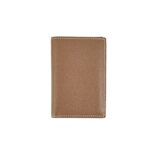 Hermes Taupe Card Holder | AlmaBagz