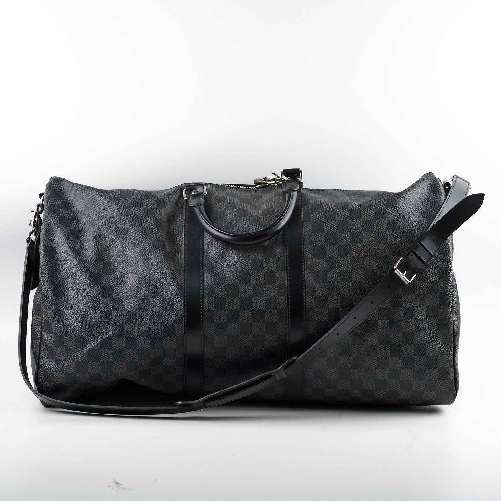 Louis Vuitton Keepall 55 Damier Graphite | AlmaBagz