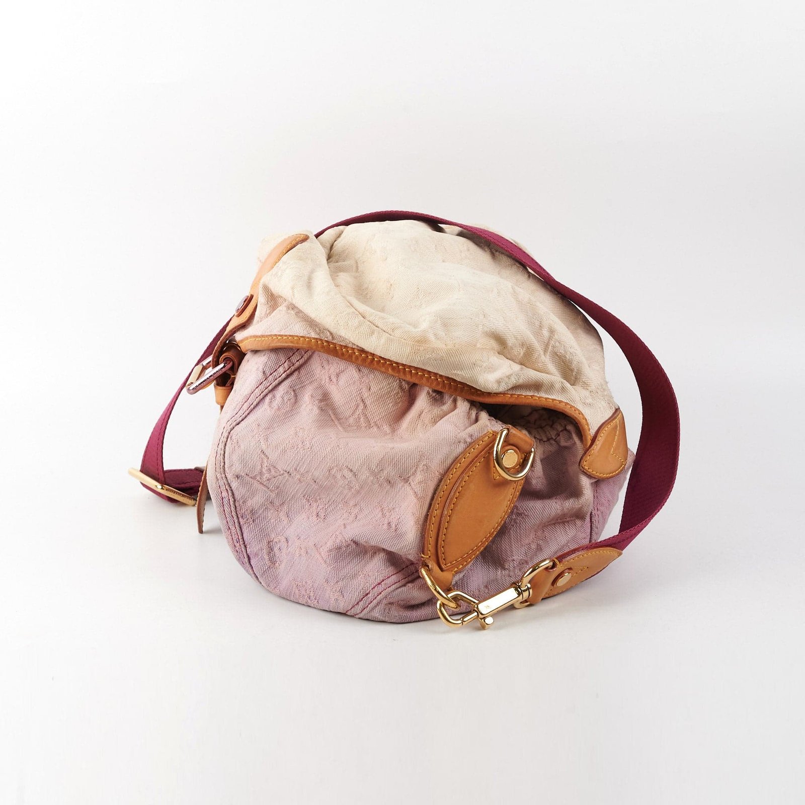 Louis Vuitton Pink Denim Sunshine | AlmaBagz - Image 2