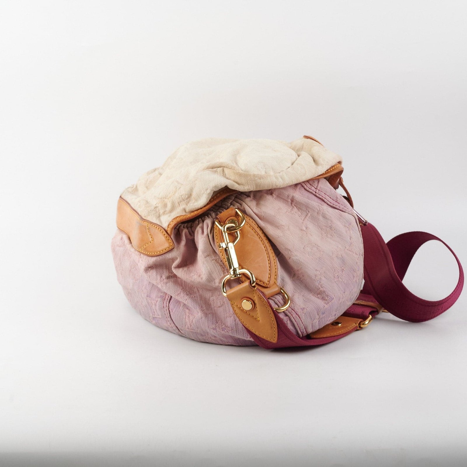 Louis Vuitton Pink Denim Sunshine | AlmaBagz - Image 3
