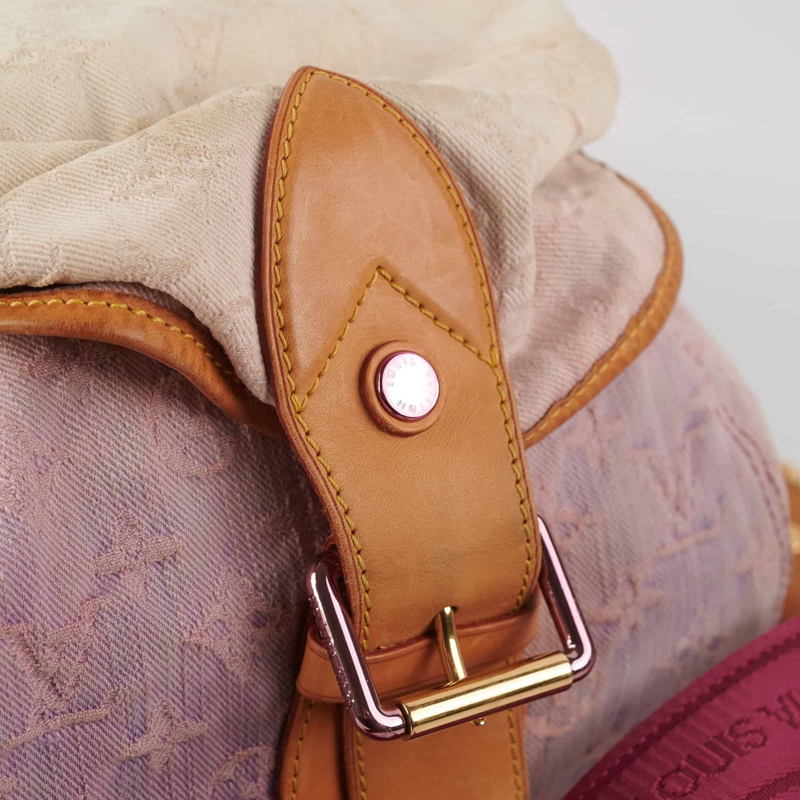 Louis Vuitton Pink Denim Sunshine | AlmaBagz - Image 12