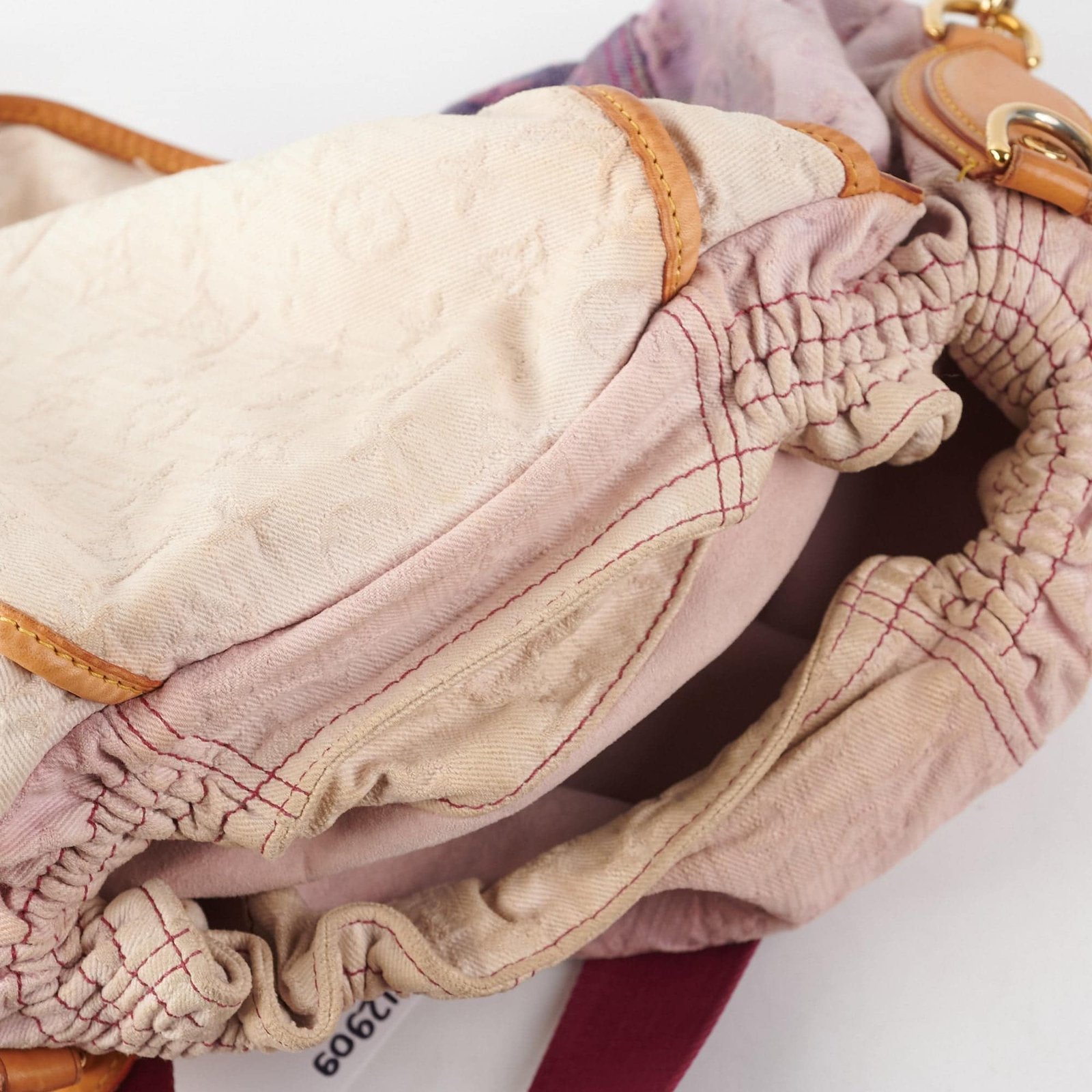 Louis Vuitton Pink Denim Sunshine | AlmaBagz - Image 7