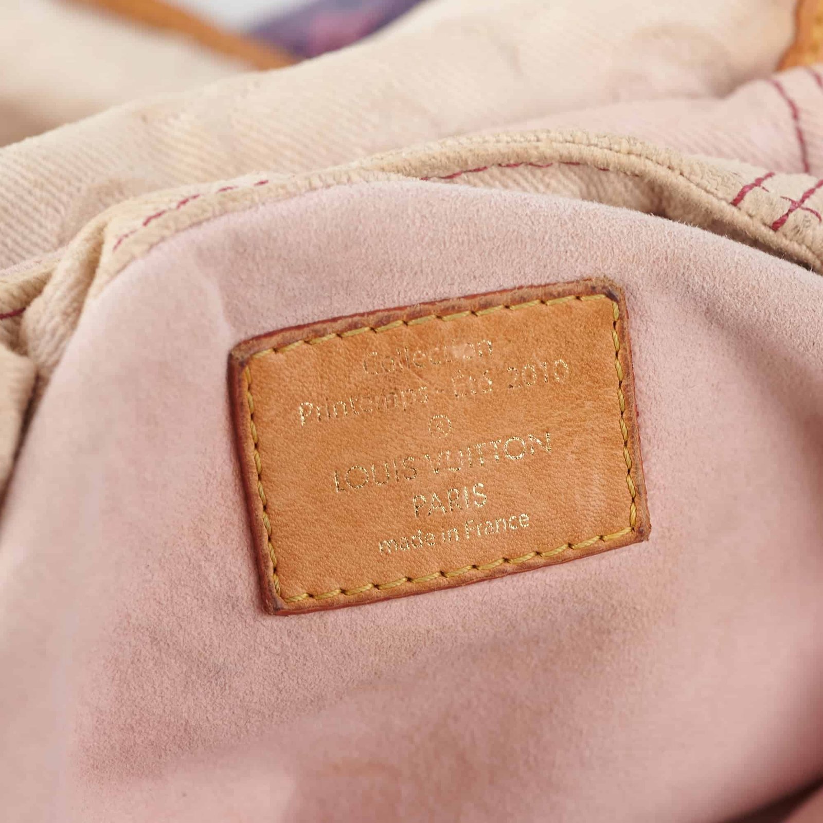 Louis Vuitton Pink Denim Sunshine | AlmaBagz - Image 11