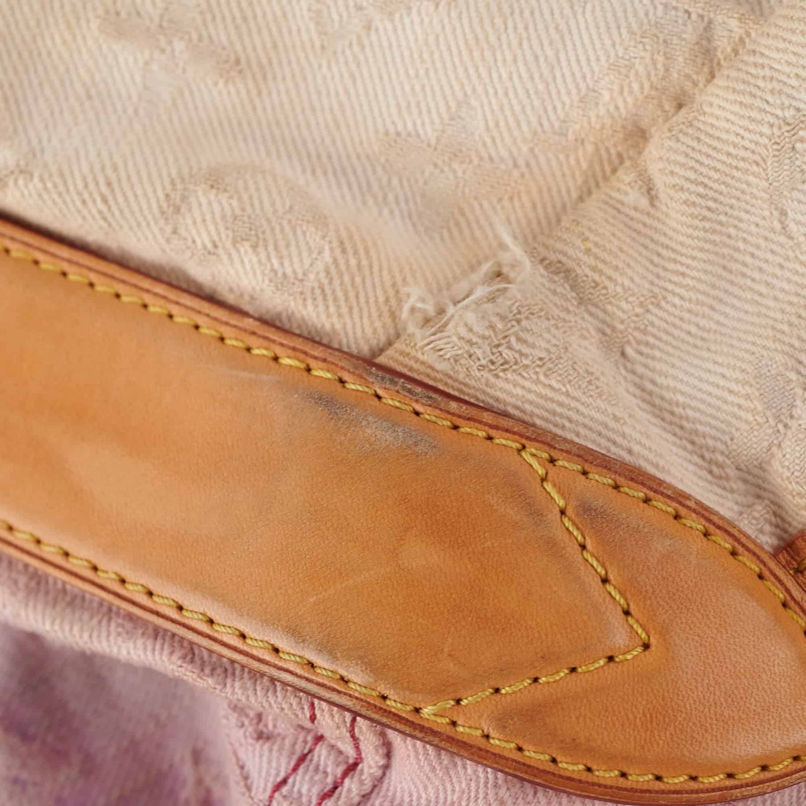 Louis Vuitton Pink Denim Sunshine | AlmaBagz - Image 10