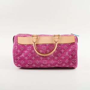 Louis Vuitton 2006 Pink Denim Speedy Noe | AlmaBagz