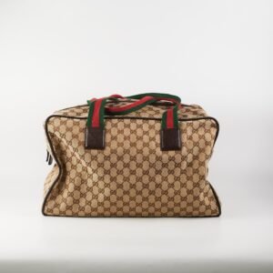 Gucci Monogram Canvas Duffle Bag | AlmaBagz