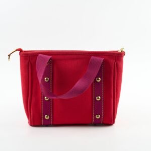 Louis Vuitton Canvas Tote Red | AlmaBagz