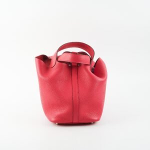 Hermes Picotin 18 Clemence Rose Extreme A stamp | AlmaBagz