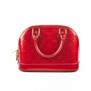 Louis Vuitton Alma BB Vernis Red | AlmaBagz