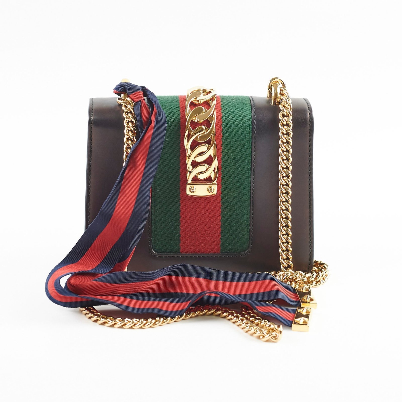 Gucci Mini Sylvie Black | AlmaBagz