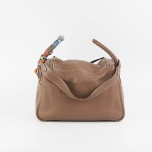 Hermes Lindy 30 Etoupe Q Square Stamp | AlmaBagz