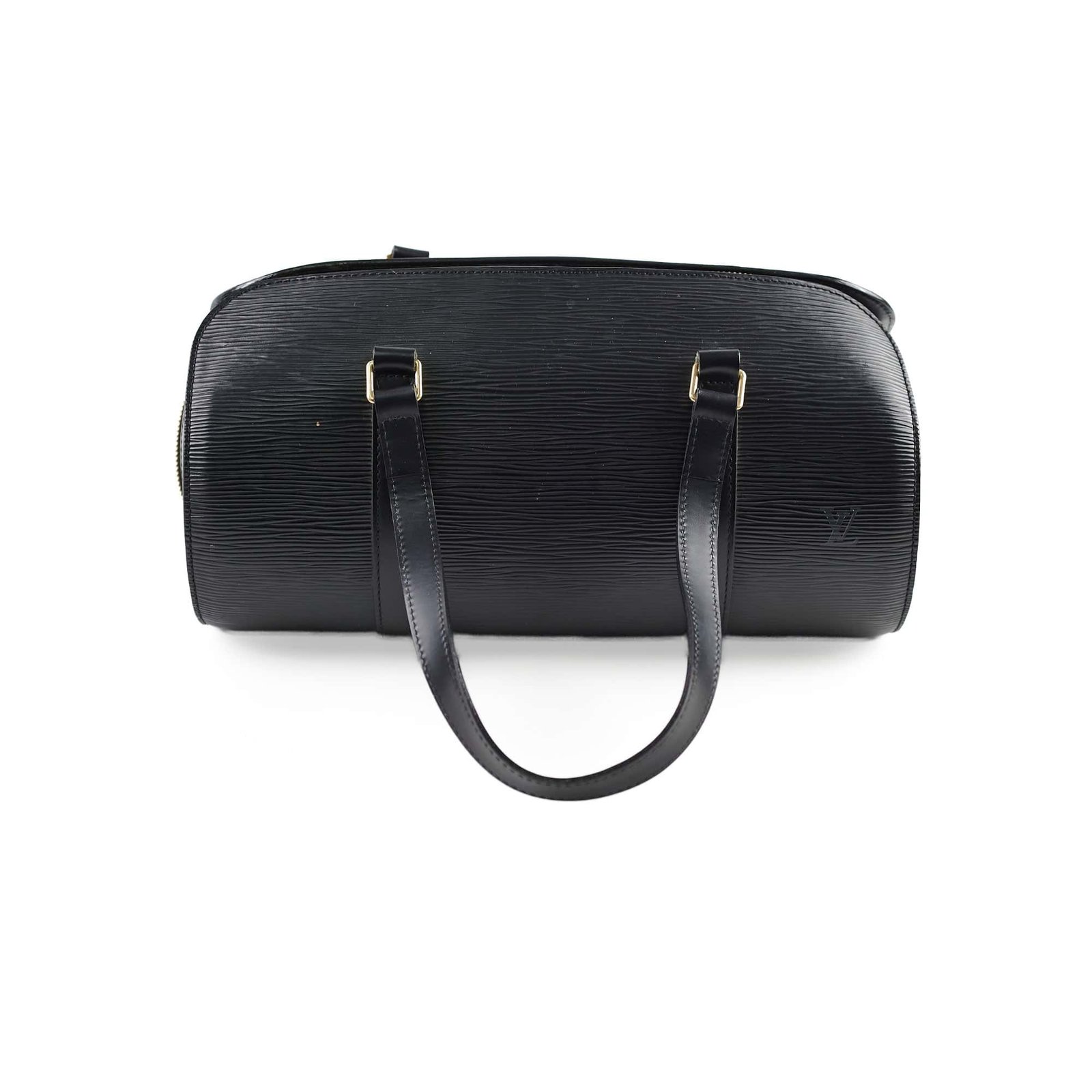 Louis Vuitton Soufflot Epi Black | AlmaBagz - Image 16