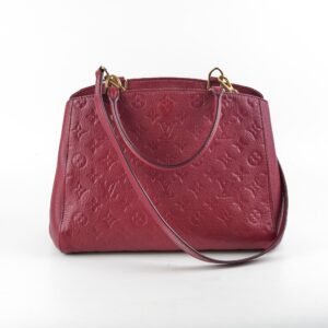 Louis Vuitton Empriente Montaigne Bag Burgundy | AlmaBagz