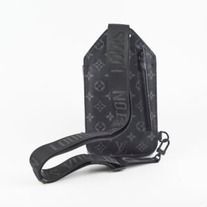 Louis Vuitton Monogram Saumur Sling Bag Black | AlmaBagz