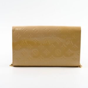 Louis Vuitton Monogram Vernis Ana Clutch Beige | AlmaBagz