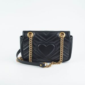 Gucci Mini Marmont Black | AlmaBagz