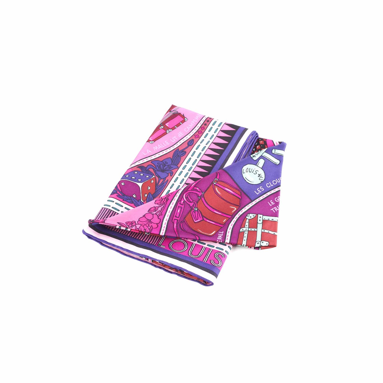 Louis Vuitton Scarf Magenta | AlmaBagz - Image 9