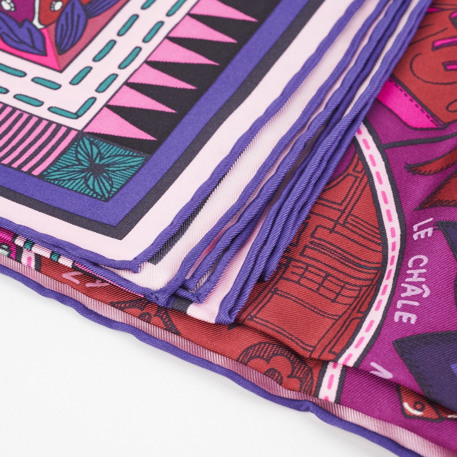 Louis Vuitton Scarf Magenta | AlmaBagz - Image 8