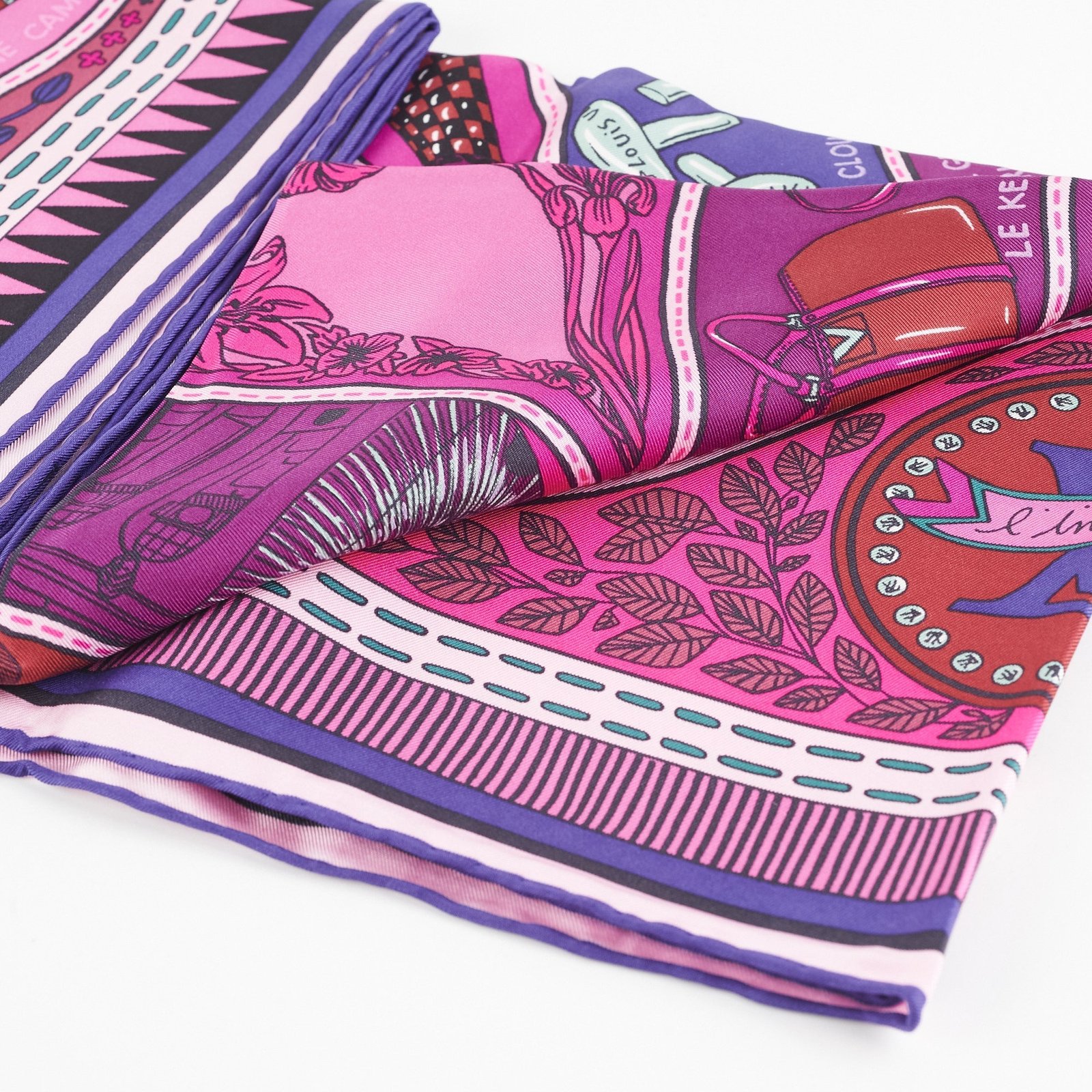 Louis Vuitton Scarf Magenta | AlmaBagz - Image 7