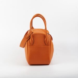 Hermes Lindy 26 Clemence Orange - C Stamp | AlmaBagz