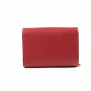 Gucci Marmont Leather Wallet on Chain WOC Red | AlmaBagz