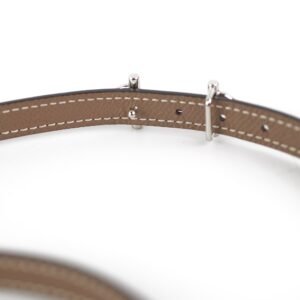 Hermes Gamma Reversible Belt 75cm Noir/Etoupe | AlmaBagz