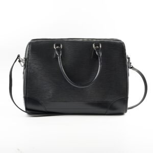 Louis Vuitton Sac De Ville Bourget Epi Noir | AlmaBagz