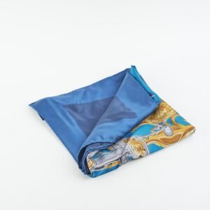 Hermes Dark Blue 90cm Square Scarf | AlmaBagz