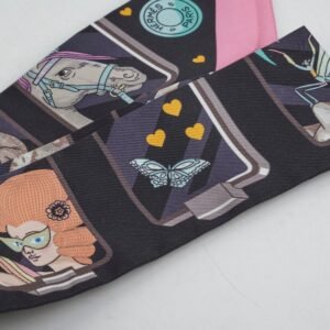 Hermes Twilly Navy/Pink | AlmaBagz