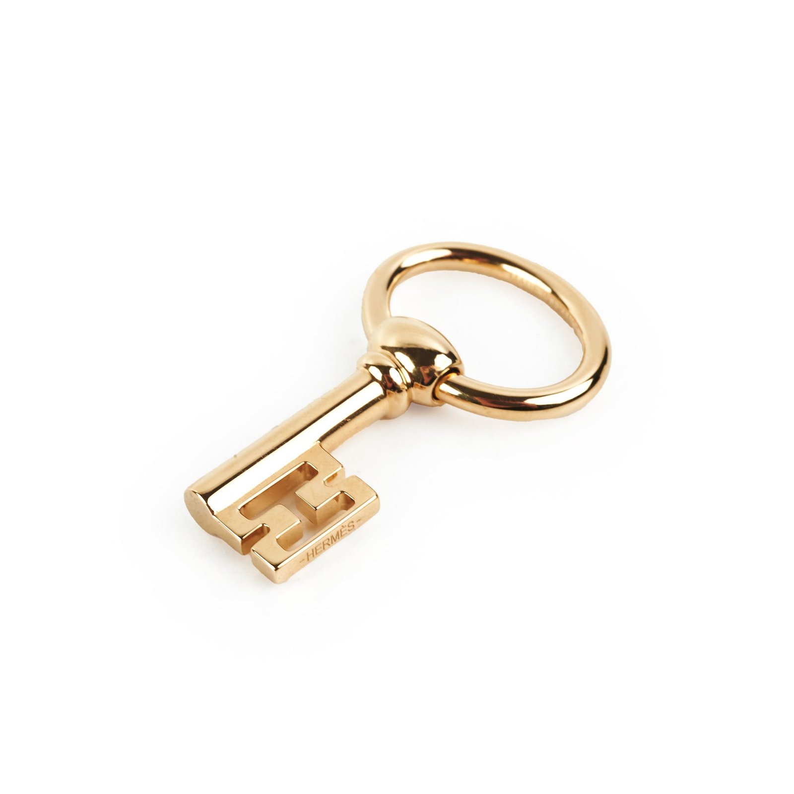 Hermes Key Scarf Ring Gold | AlmaBagz - Image 4