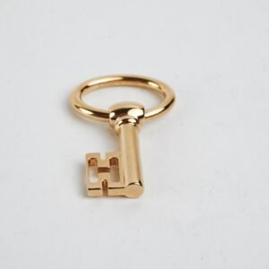 Hermes Key Scarf Ring Gold | AlmaBagz