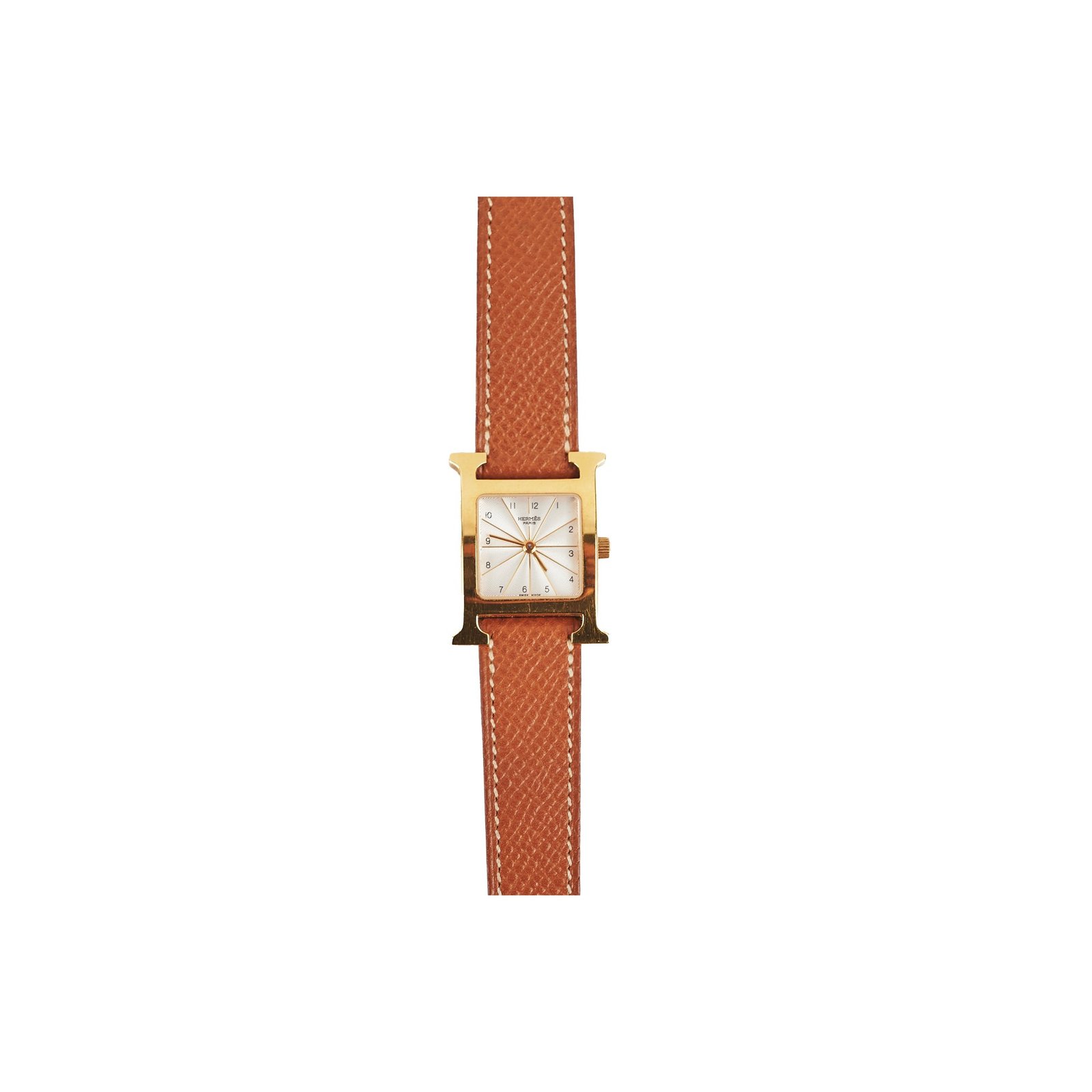 Hermes H Heure Watch Small 25mm Gold - A Square | AlmaBagz - Image 9