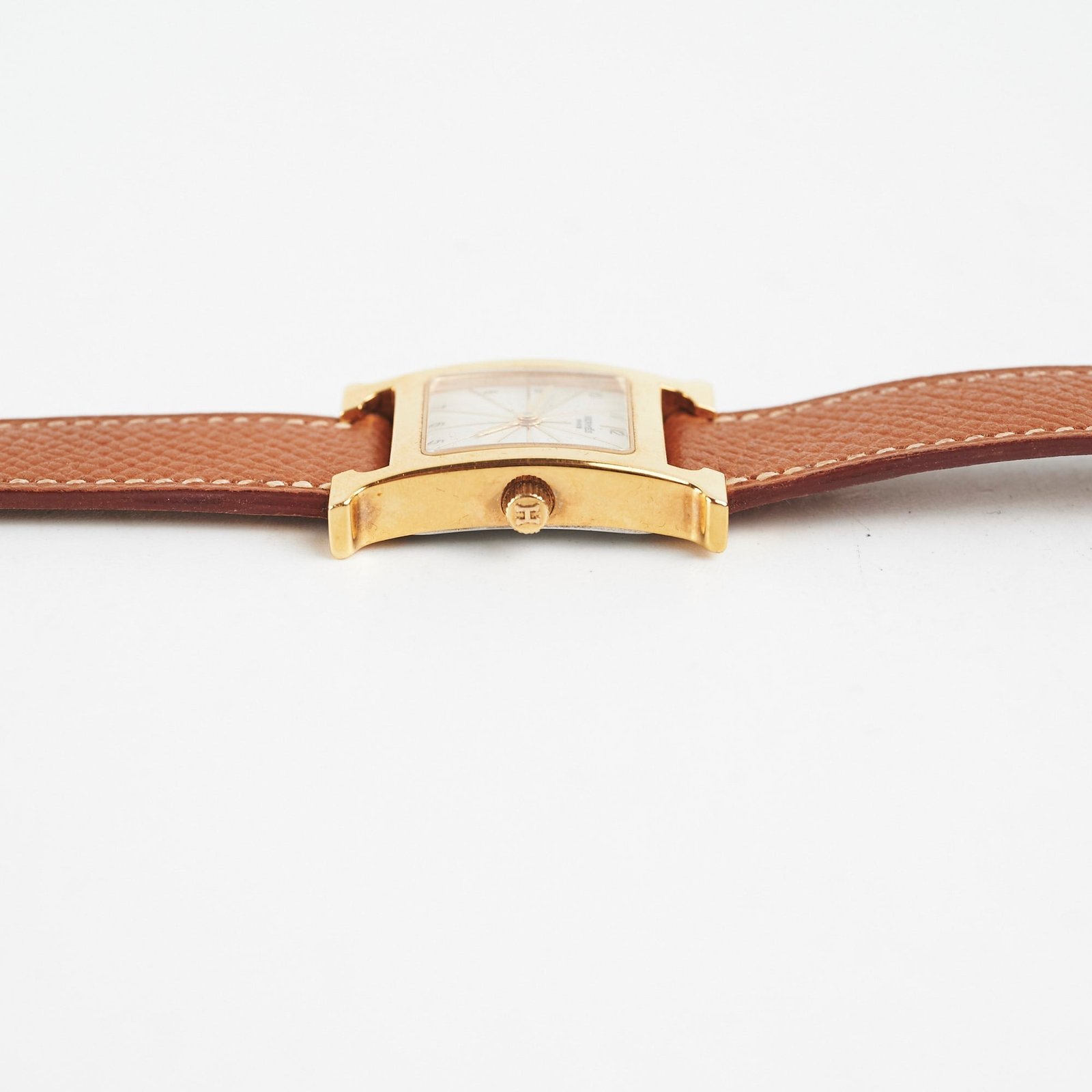 Hermes H Heure Watch Small 25mm Gold - A Square | AlmaBagz - Image 2