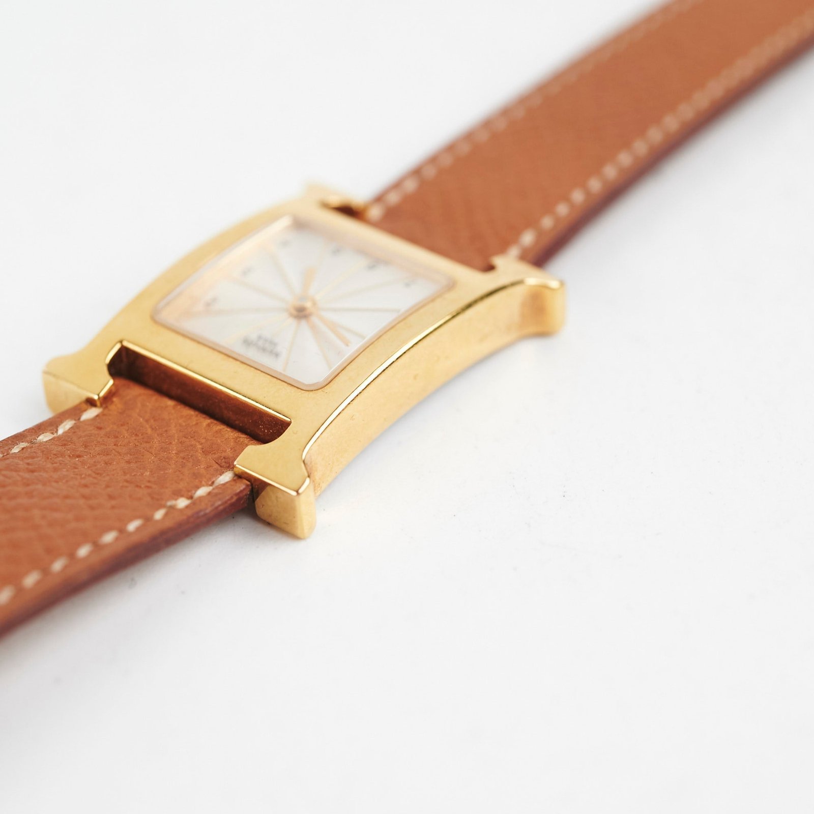 Hermes H Heure Watch Small 25mm Gold - A Square | AlmaBagz - Image 4