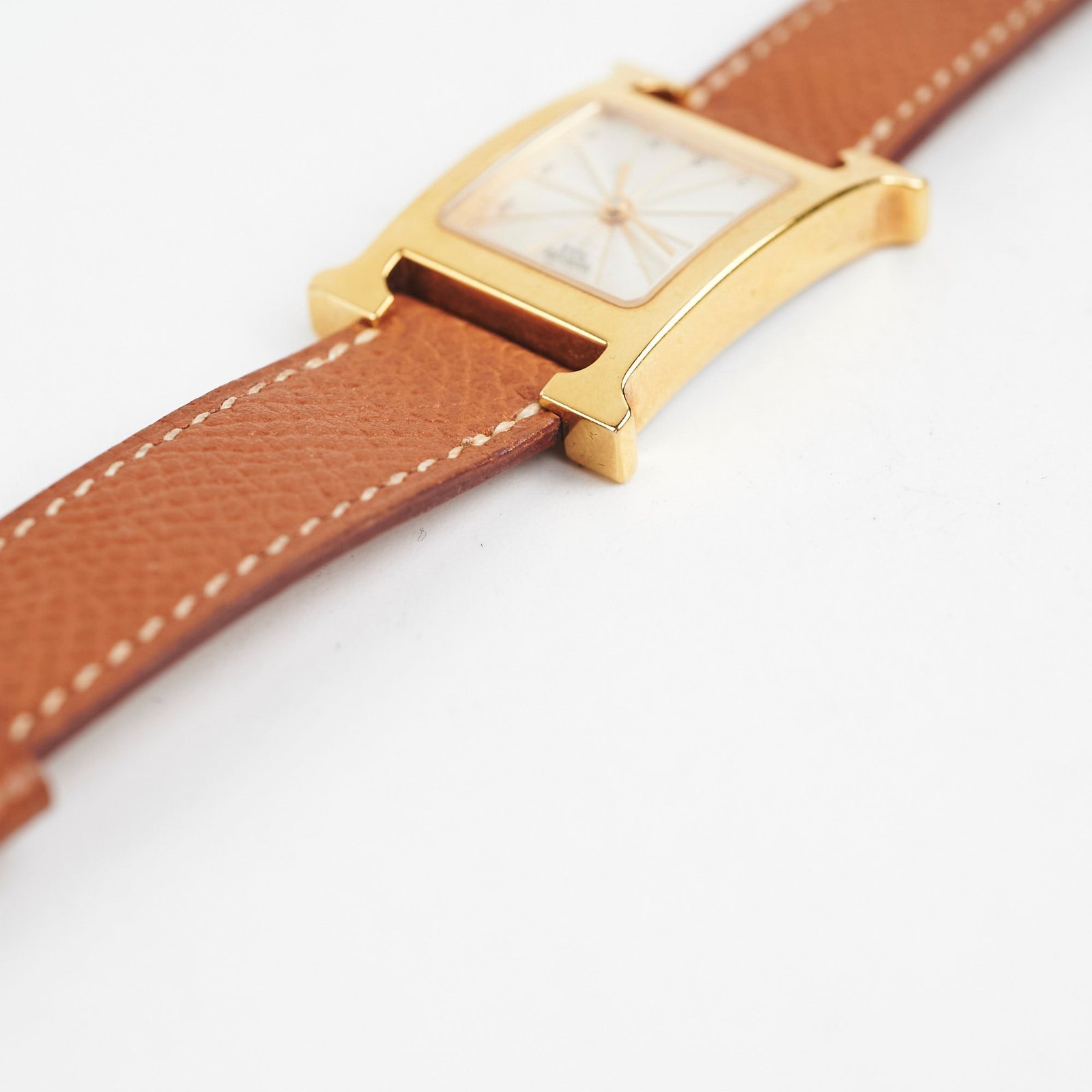 Hermes H Heure Watch Small 25mm Gold - A Square | AlmaBagz - Image 3