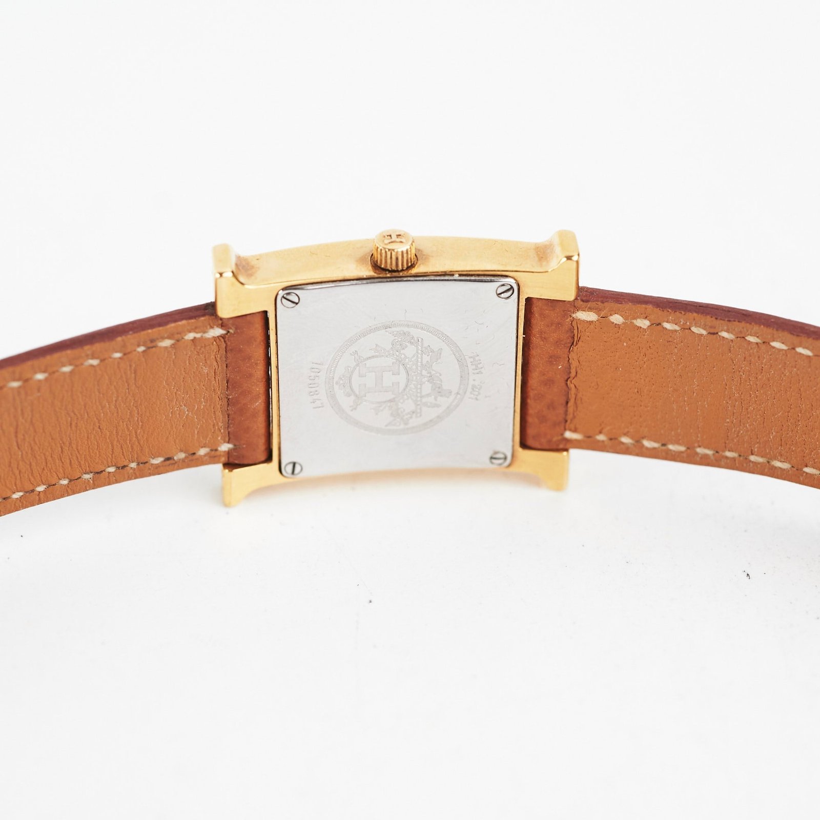 Hermes H Heure Watch Small 25mm Gold - A Square | AlmaBagz - Image 5