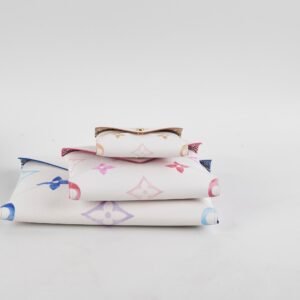 Louis Vuitton 3 Kirgami Pouch Clutch Giant Monogram Watercolor Set | AlmaBagz