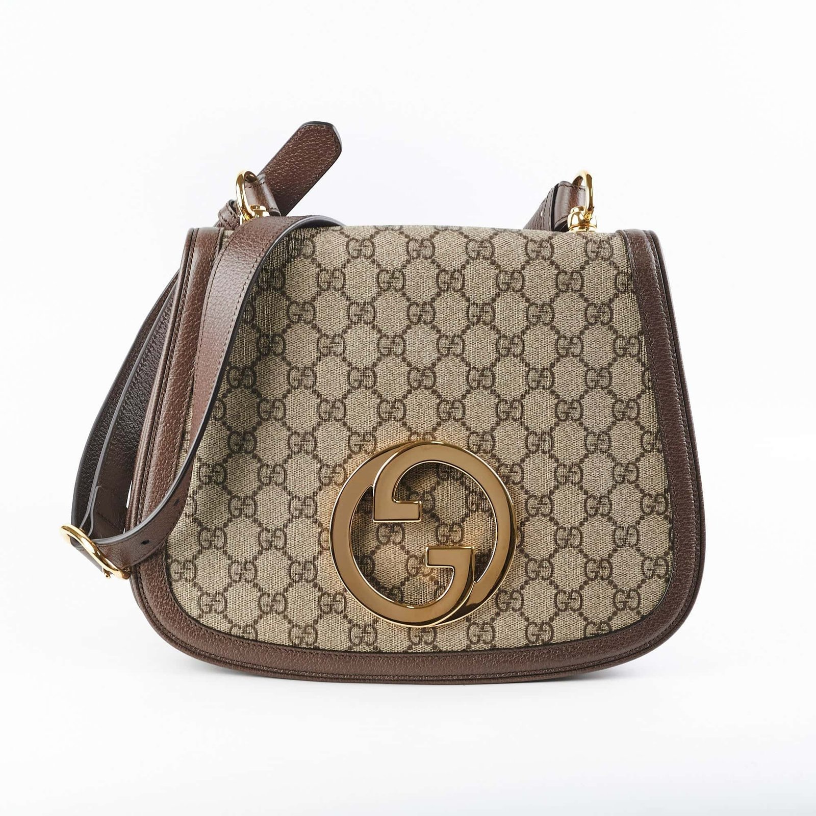Gucci Blondie Monogram GG Logo Crossbody Bag | AlmaBagz