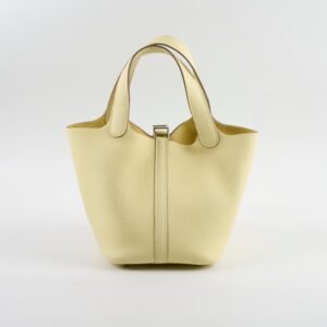 Hermes Mini Picotin 18 Jaune Milton W Stamp 2024 | AlmaBagz