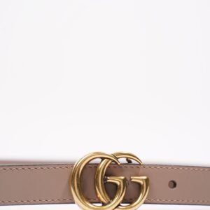 Gucci Marmont Belt Mauve Leather 85cm | AlmaBagz