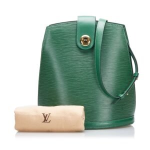 Louis Vuitton Cluny Green Epi | AlmaBagz
