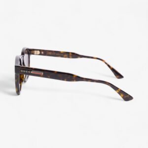 Gucci Round Sunglasses Dark Tortoise Acetate 145mm | AlmaBagz